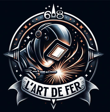 Logo de l'art de fer, métallerie artisanale au Parc d'Activités Thur Business, à Vieux-Thann, 68 Alsace